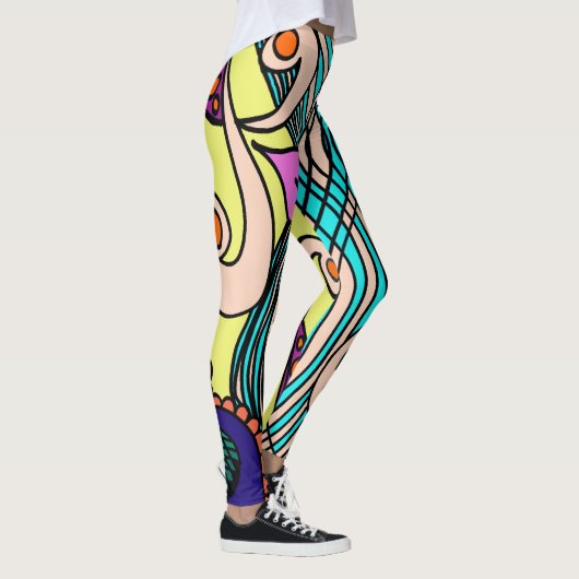 Doodle 1E Colors2 Leggings レギンス (右)