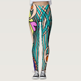 Doodle 1E Colors2 Leggings レギンス
