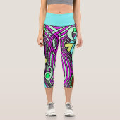 Doodle 1E Colors 2 Leggings カプリレギンス (正面)