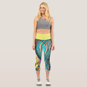 Doodle 1E Colors 3 Leggings カプリレギンス (正面)
