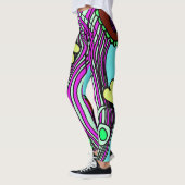 Doodle 1E Colors 3 Leggings レギンス (左)