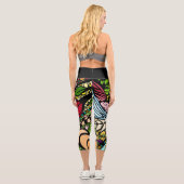 Doodle 1E Red 1 Capri Leggings カプリレギンス (裏面)