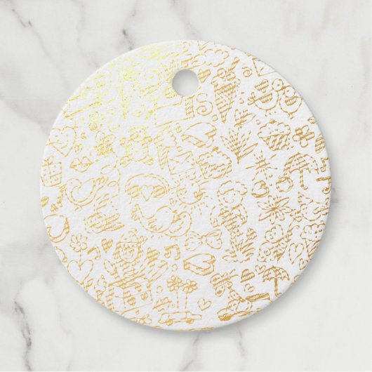 Doodle Black & White フェイバータグ (正面)