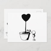 Doodle Boy – ラブ栽培 ポストカード (正面/裏面)