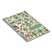 Doodle Cartoon Set おもしろい 1.  ノートブック (右側)