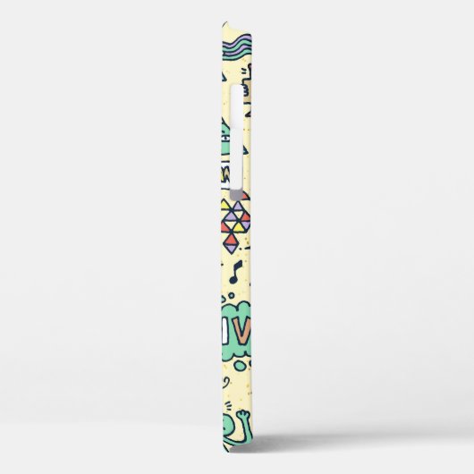 Doodle Cartoon Set おもしろい 1.  Case-Mate iPhoneケース (裏面 / 左)