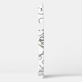 Doodle cats：白黒。 Case-Mate iPhoneケース (裏面 / 右)