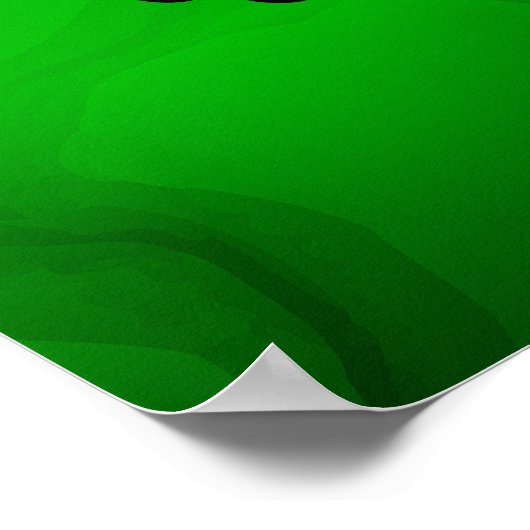 Doodle Cow Portrait ポスター (角)