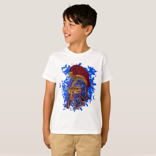Doodle de gladiador: El poder y la valentía épica Tシャツ (正面フル)