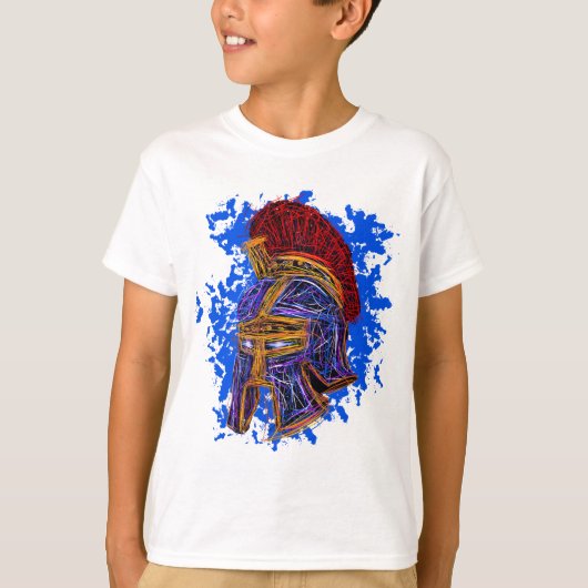 Doodle de gladiador: El poder y la valentía épica Tシャツ (正面)