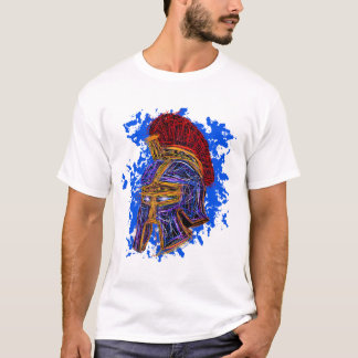 Doodle de gladiador: Fuerza y valentía épica Tシャツ