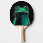 Doodle de rana: La esencia vibrante y divertida de 卓球ラケット (正面)