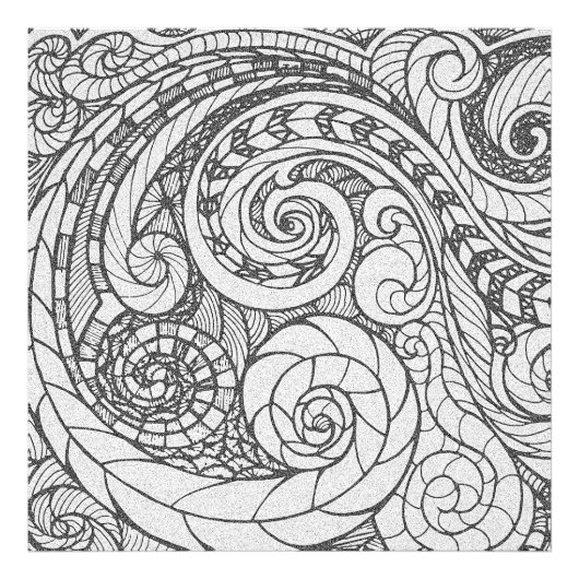 Doodle Design Photo Enlargement フォトプリント (正面)