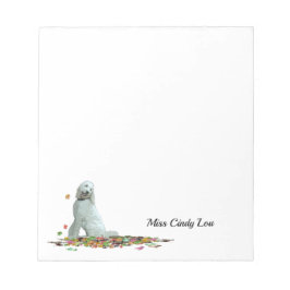 Doodle Dogをメモ離れ帳に追加 ノートパッド