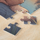 Doodle dog ジグソーパズル (側面)