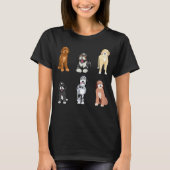 Doodle Dog  Cute Doodle Breeds Tシャツ (正面)