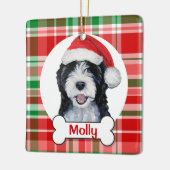 Doodle Dog Ornament セラミックオーナメント (左)