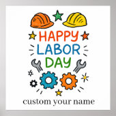 Doodle Fun Labor Day ポスター (正面)