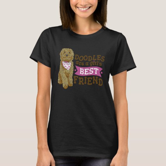 Doodle Goldendoodle Goldendoodle Tシャツ (正面)