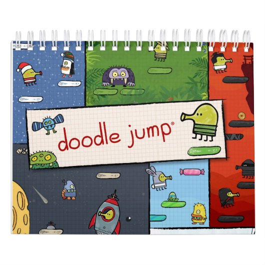 Doodle Jump 2021カレンダー カレンダー (カバー)