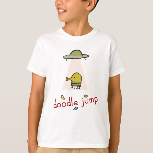 Doodle Jump UFO Tシャツ (正面)