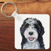 Doodle Keychain、必要なのは愛とドードルだけだ キーホルダー (正面)