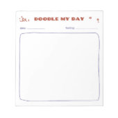Doodle my day  ノートパッド (正面)