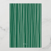 Doodle Non-Photo Green Christmas 箔シーズンカード (裏面)