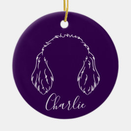 Doodle Ornament (Om Logo) セラミックオーナメント