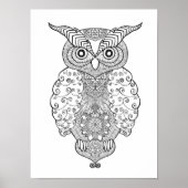 Doodle Owl 2 ポスター (正面)