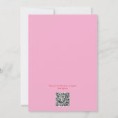 Doodle Pasta and Pacifiers Baby Shower  招待状 (裏面)