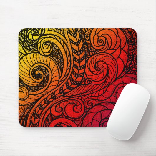Doodle Pop Standard Mouse Pad マウスパッド (マウス)