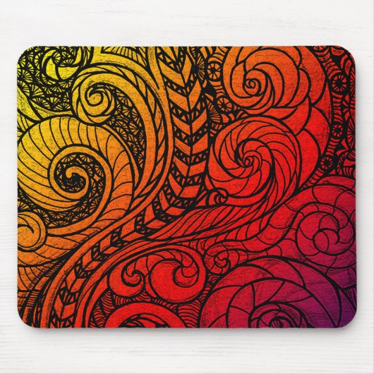 Doodle Pop Standard Mouse Pad マウスパッド (正面)
