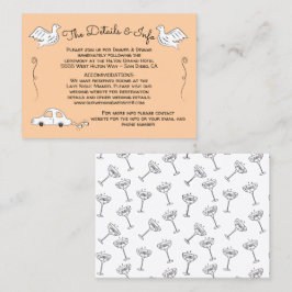 Doodle Sketch birdsファンキーの結婚詳細情報 名刺