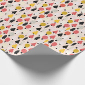 Doodle Trees:ヴィンテージ、抽象芸術自然。 ラッピングペーパー (角)