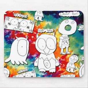 Doodlemaniaのマウスパッド マウスパッド