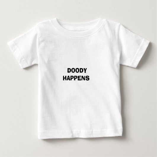 DOODYは        起こります ベビーTシャツ (正面)