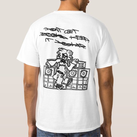 dookd小さなロゴtシャツ tシャツ (裏面)