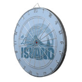 Dookieの島-青 ダーツボード (正面右)