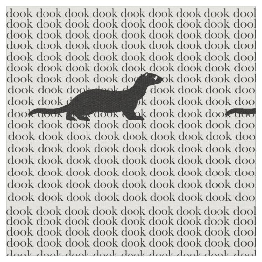 Dookingのフェレット ファブリック (クローズアップ)