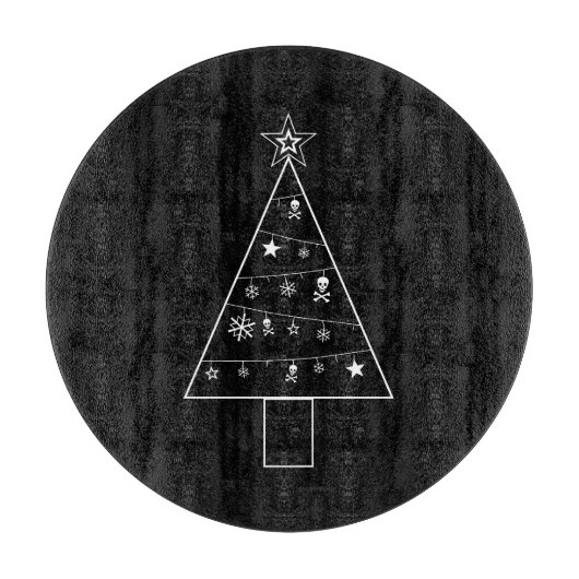 DOOMのクリスマスツリー カッティングボード (正面)