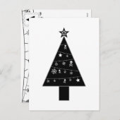 DOOMホリデーポストカードのクリスマスツリー シーズンポストカード (正面/裏面)