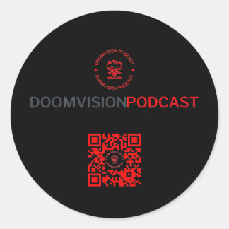 DoomVisionステッカー ラウンドシール