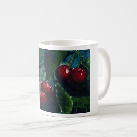 Door郡のさくらんぼのコーヒー・マグ コーヒーマグカップ (正面右)