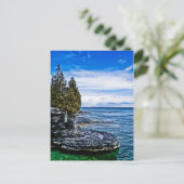 Door郡の郵便はがき、洞窟ポイント ポストカード (スタンド正面)