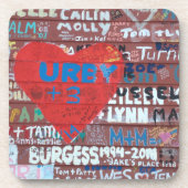 Door郡の6の置かれる丈夫なギャラリーのコースター コースター (正面)