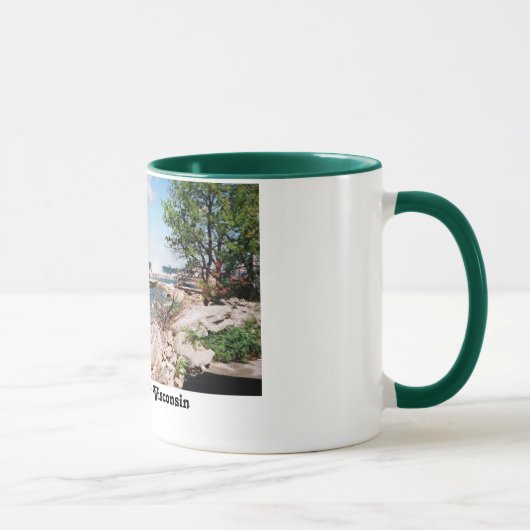 Door郡ウィスコンシンのマグ マグカップ (右)