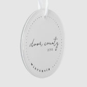 Door County、ウィスコンシンWI旅行統一された州 オーナメント (正面)