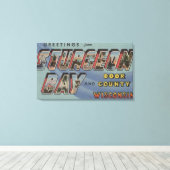 Door County – 大文字場面 キャンバスプリント (インサイチュ (ウッドフロア))