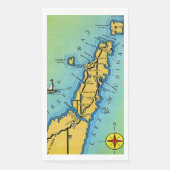 Door County Map Guest Towels (正面)